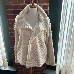 Patagonia Women's Cream Faux Fur Jacket